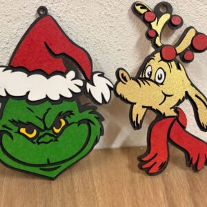 ESFERA DE GRINCH PERRO O CARA PERSONALIZADA