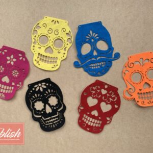 CALAVERA DE FIELTRO DELGADO 23X15 CM