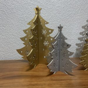ARBOL 3 D MDF PINTADO