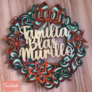 corona mdf 3 mm pintada