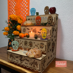 altar día de muertos mdf natural